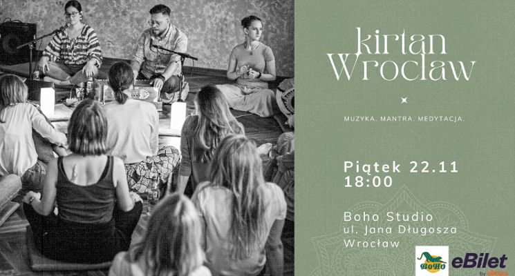 Plakat Muzyka i mantry | Medytacja Kirtan