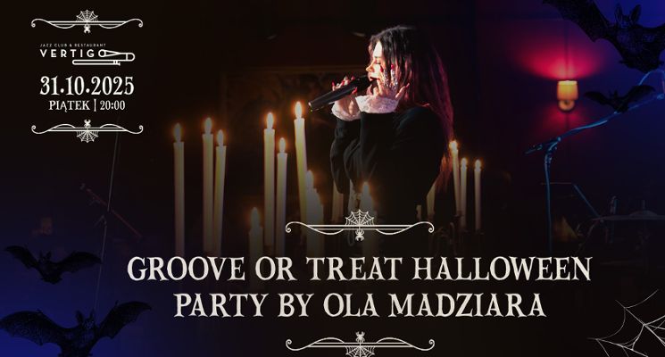 Plakat Groove or Treat – Halloween Party by Ola Madziara