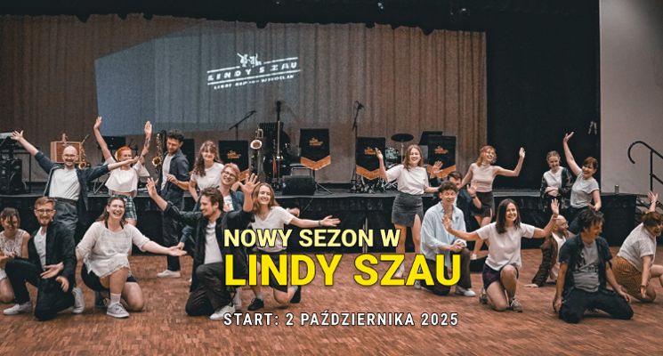Plakat Nowy Sezon w Lindy Szau - tańce swingowe na każdym poziomie!
