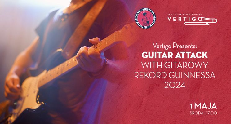 Plakat Guitar Attack with Gitarowy Rekord Guinnessa 24’