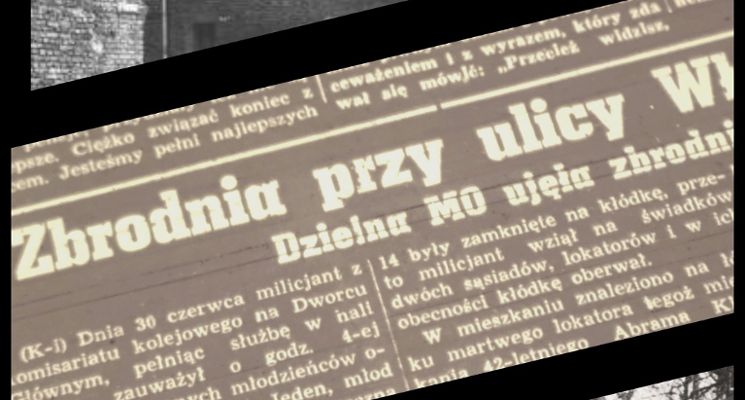 Plakat Kryminalny Wrocław. Krew, hańba i mroczne sekrety.