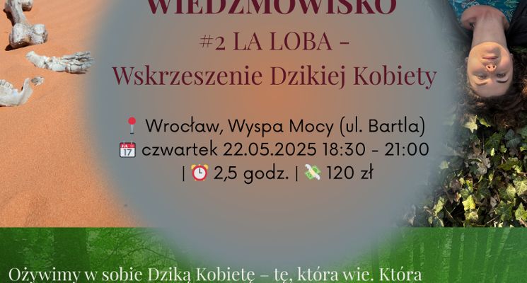 Plakat Wiedźmowisko – w Kręgu Dzikich Kobiet [warsztat rozwojowy dla kobiet]