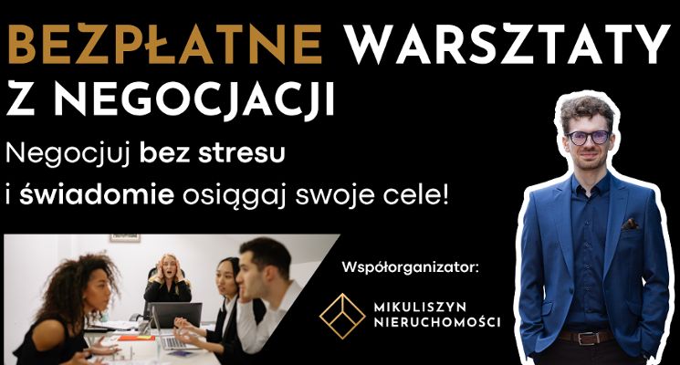 Plakat Jak skutecznie prowadzić negocjacje? Od zakupu mieszkania i samochodu, po podwyżkę w pracy.