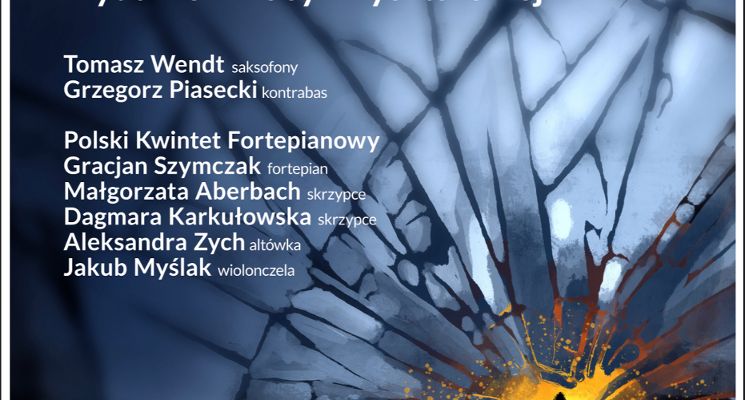 Plakat "NIGUNY" - Koncert upamiętniający 86 rocznicę wydarzeń Nocy Kryształowej