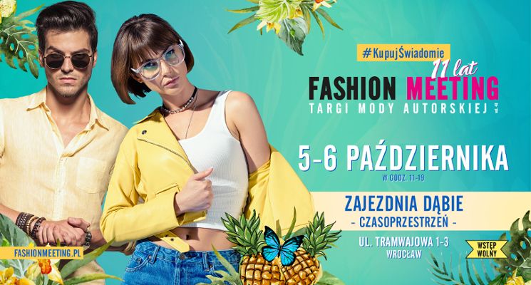 Plakat Fashion Meeting - wielkie targi mody autorskiej