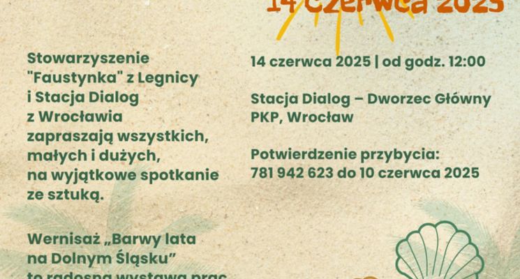 Plakat Barwy lata na Dolnym Śląsku [wernisaż]