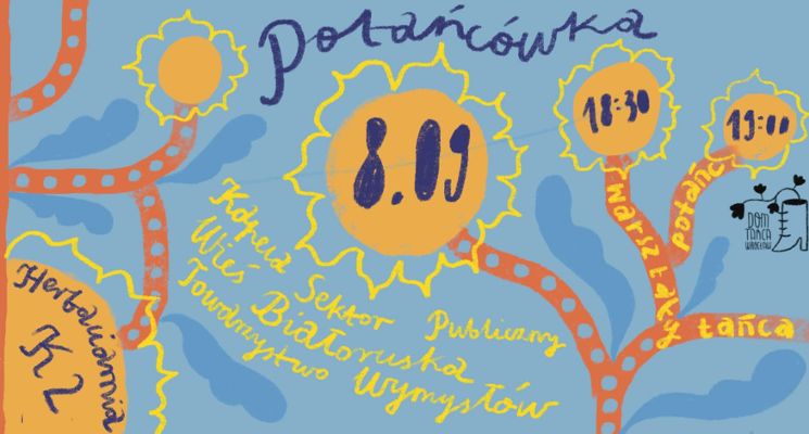 Plakat Potańcówka w Herbaciarni K2