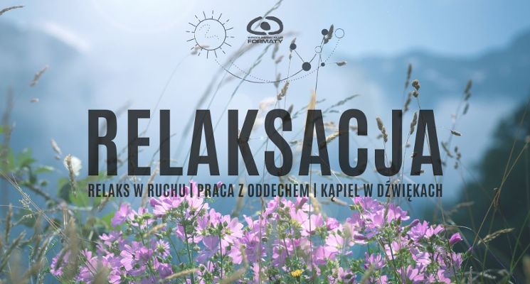 Plakat Relaksacja – całodniowe wydarzenie dla ciała i umysłu