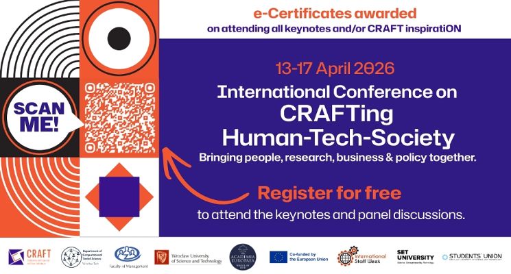 Plakat International Conference on CRAFTing Human-Tech-Society