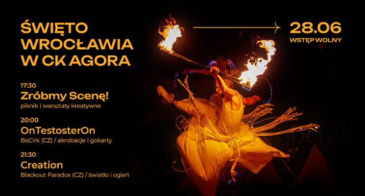 Plakat Centrum Kultury AGORA [Święto Wrocławia 2025]