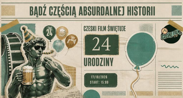 Plakat Czeski Film obchodzi 24. urodziny