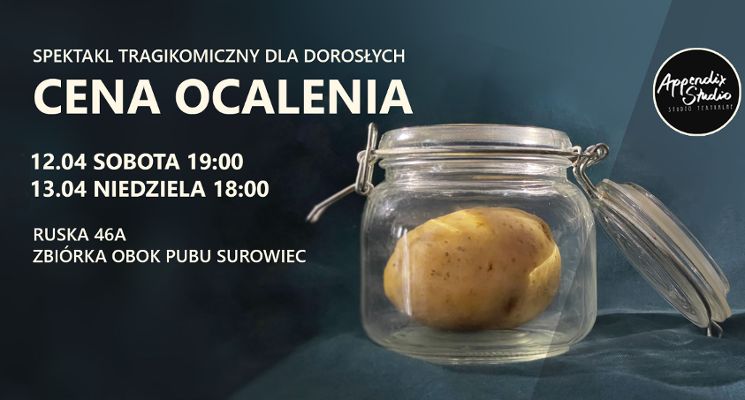 Plakat Cena ocalenia [spektakl]