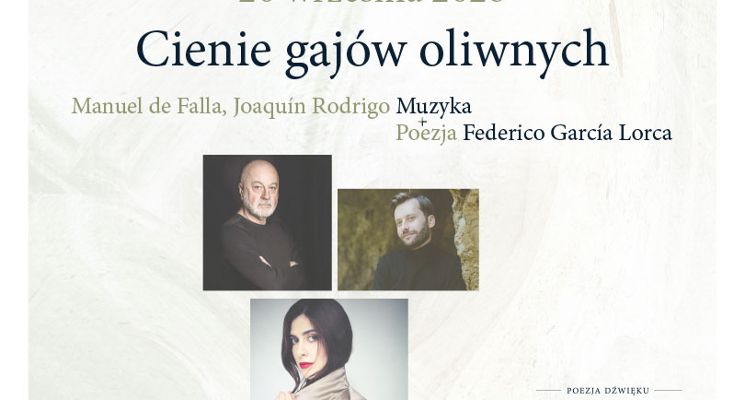 Plakat Cienie gajów oliwnych - Alma Concerts Meets Poetry