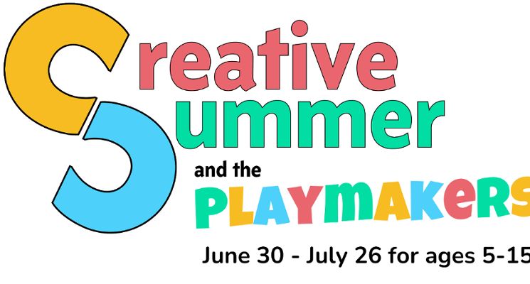 Plakat Creative Summer Camp – second session / Kreatywna letnia półkolonia – druga sesja