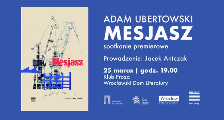 Plakat Adam Ubertowski „Mesjasz” | Premiera Wydawnictwa Warstwy