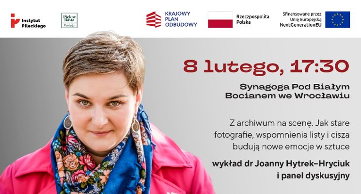 Plakat Z archiwum na scenę. Jak stare fotografie, wspomnienia, listy i cisza budują nowe emocje w sztuce