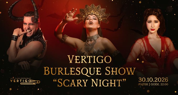 Plakat Vertigo Burlesque Show: Scary Night
