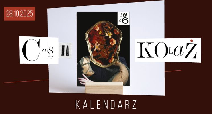 Plakat Czas na kolaż. Tworzymy kalendarz