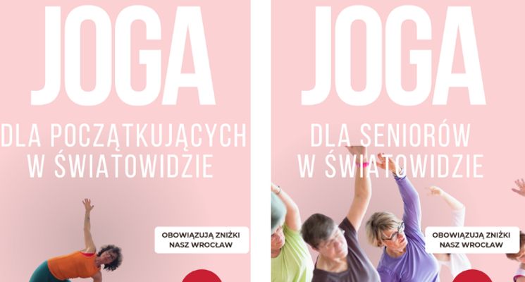 Plakat Regularne Zajęcia Jogi w Światowidzie - dla Początkujących i Seniorów