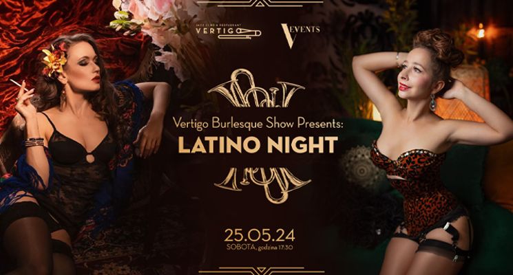 Plakat Vertigo Burlesque Show Presents: Latino Night