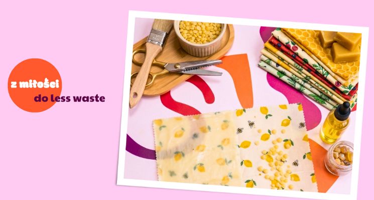 Plakat Less waste na co dzień: Zrób własne naturalne woskowijki