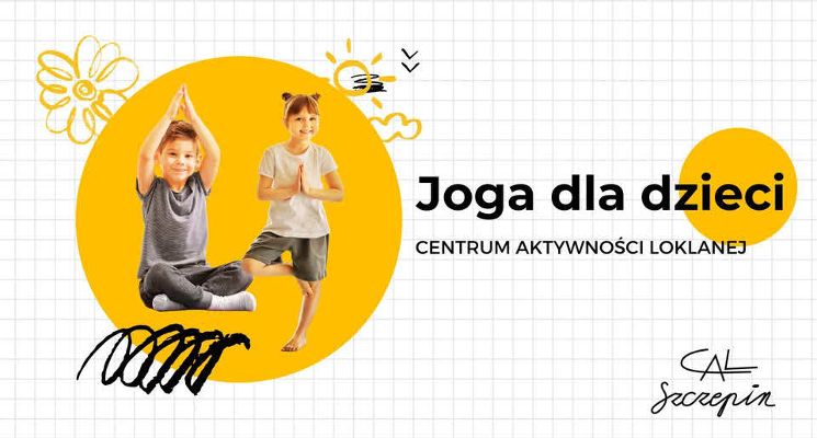 Plakat Joga dla dzieci