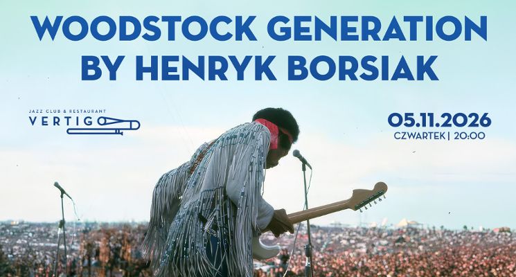 Plakat Woodstock Generation by Henryk Borsiak