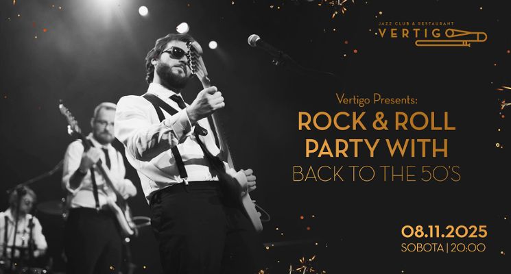 Plakat Rock & Roll Party with Back To The 50’s