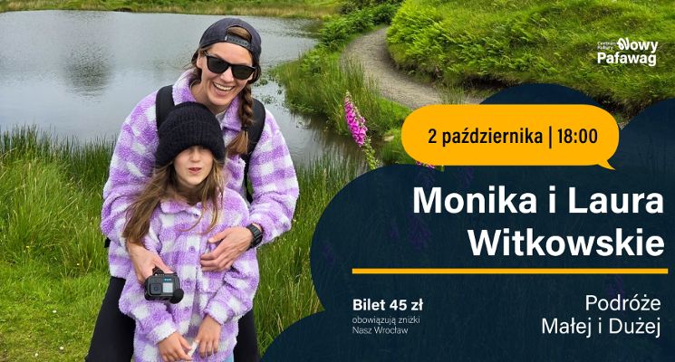 Plakat Podróżnicy - Monika i Laura Witkowskie - Podróże Małej i Dużej