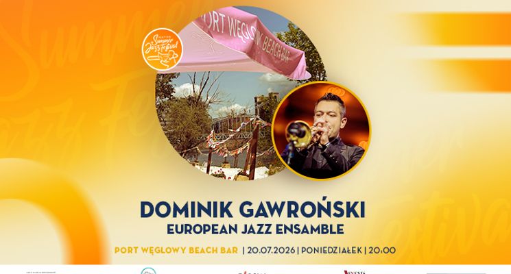 Plakat VSJF: Dominik Gawroński European Jazz Ensamble