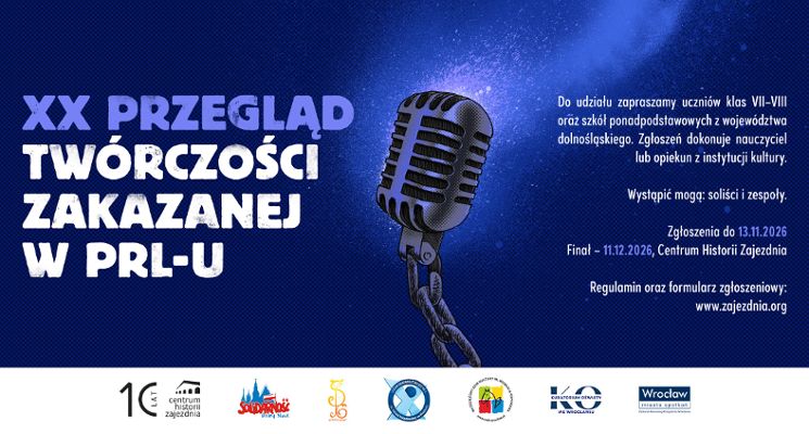 Plakat XX Przegląd Twórczości Zakazanej w PRL-u