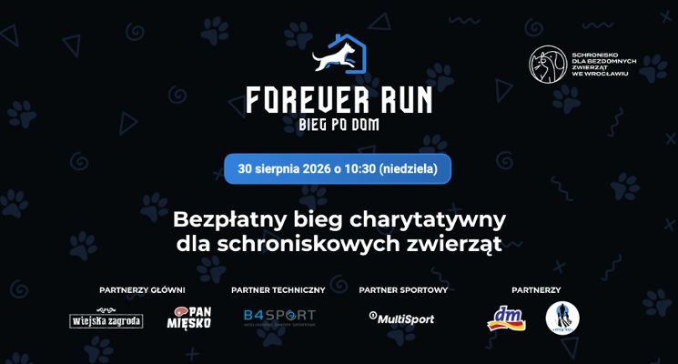 Plakat FOREVER RUN - BIEG PO DOM [AKCJA CHARYTATYWNA]