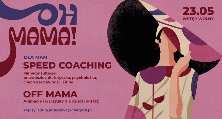 Plakat OH MAMA! Speed Coaching – Mini konsultacje z ekspertkami