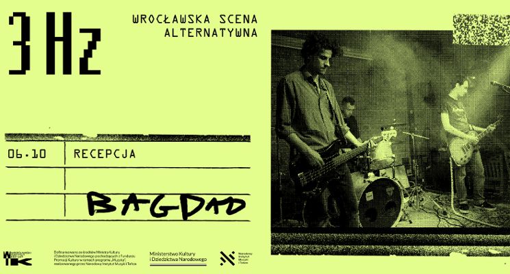 Plakat 3Hz | Koncert Bagdad