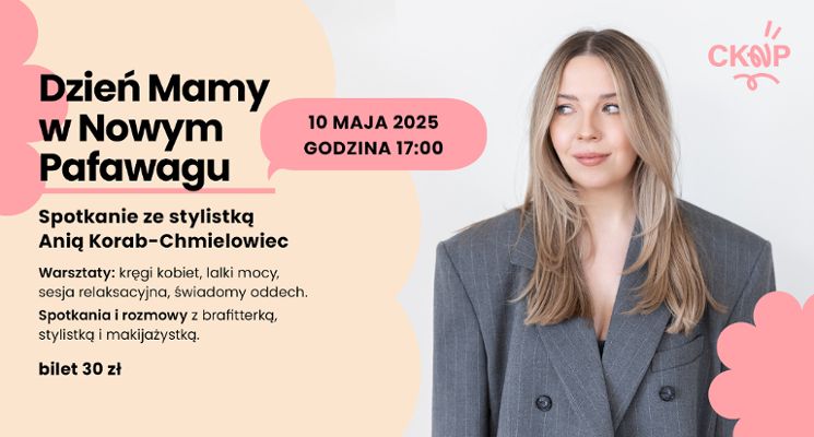 Plakat Dzień Mamy w Nowym Pafawagu