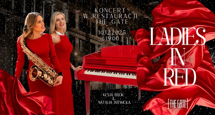 Plakat Ladies in Red - finał sezonu koncertowego w The Gate
