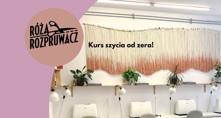 Plakat Od zera do własnego t-shirtu: podstawy szycia na maszynie