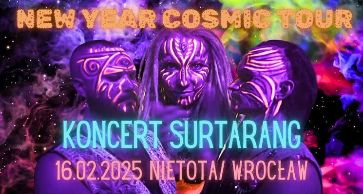 Plakat Koncert Surtarang w klubie Nietota