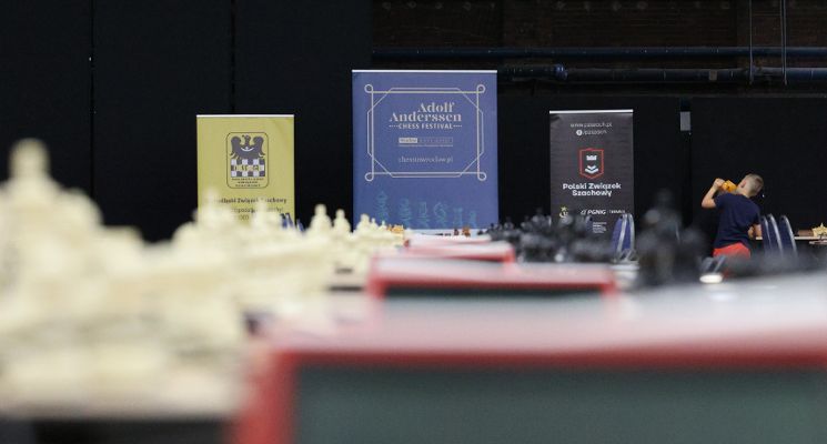 Plakat Festiwal Szachowy Adolfa Anderssena