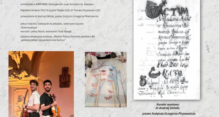 Plakat Dzień ormiański we Wrocławiu – historia oraz tradycja
