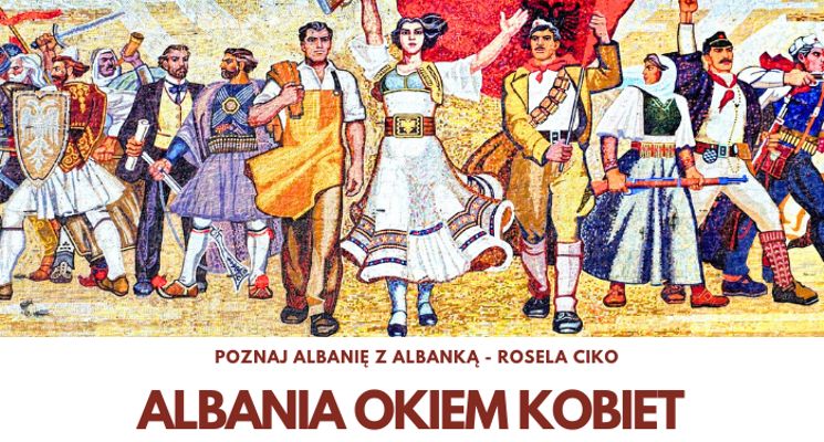 Plakat Albania Okiem Kobiet. Spotkanie w Bibliotece Turystycznej