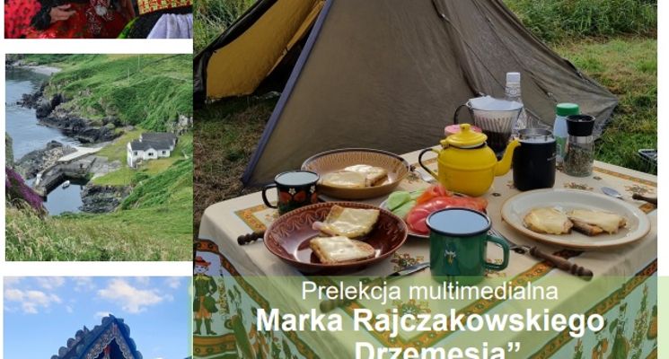 Plakat Z namiotem na dziko po Europie i okolicach