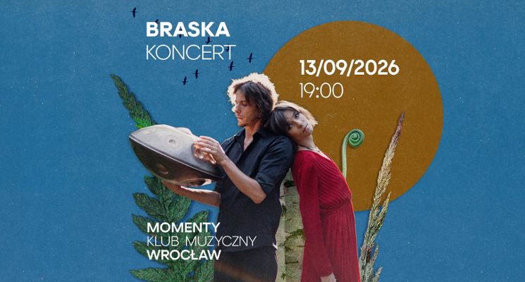 Plakat Koncert BRASKA - Handpany i śpiew | MOMENTY | Wrocław