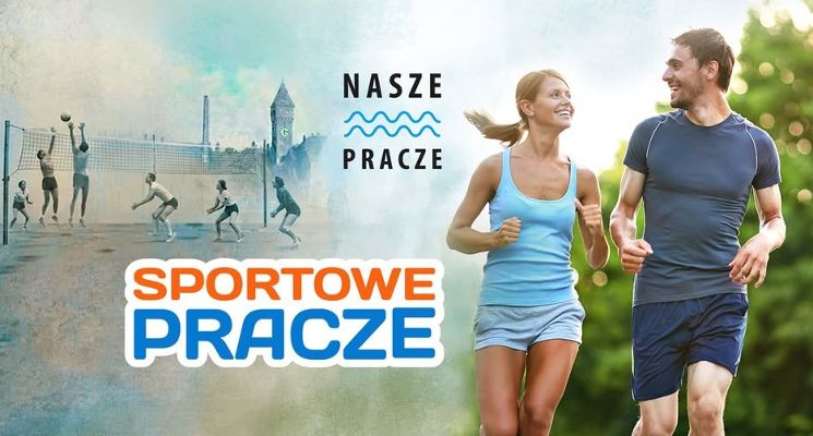 Plakat Sportowe Pracze - Marsz po zdrowie - trening nording walking w Praczach Odrzańskich