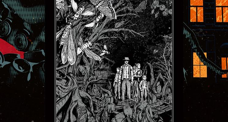 Plakat Dyskusyjny Klubu Książki Grozy: opowiadania H.P. Lovecrafta