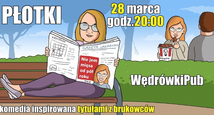 Plakat Płotki - komedia improwizowana