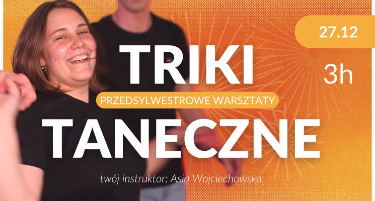 Plakat Przedsylwestrowe warsztaty taneczne – efektowne triki na parkiet