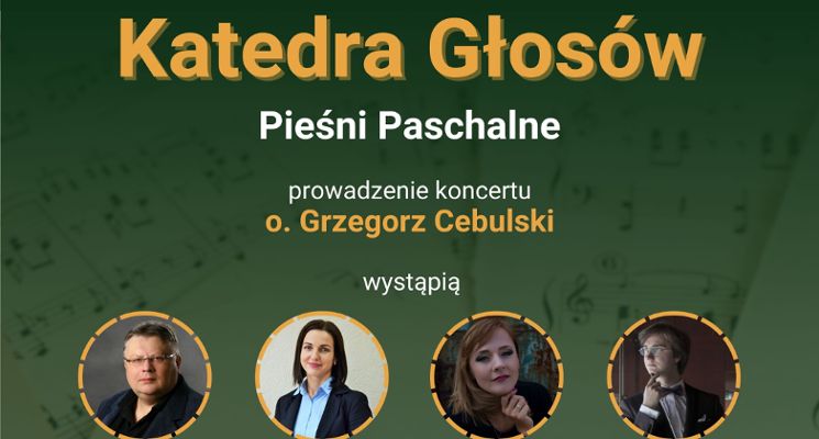 Plakat Katedra Głosów – koncert wielkopostny