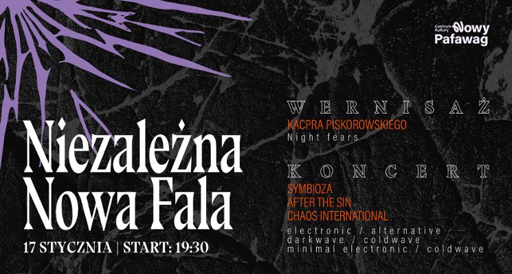 Plakat Niezależna Nowa Fala – After The Sin, Chaos International, Symbioza