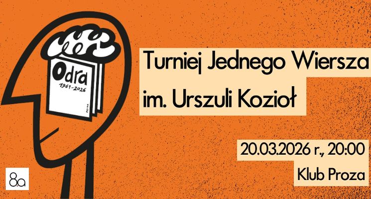 Plakat Turniej Jednego Wiersza im. Urszuli Kozioł